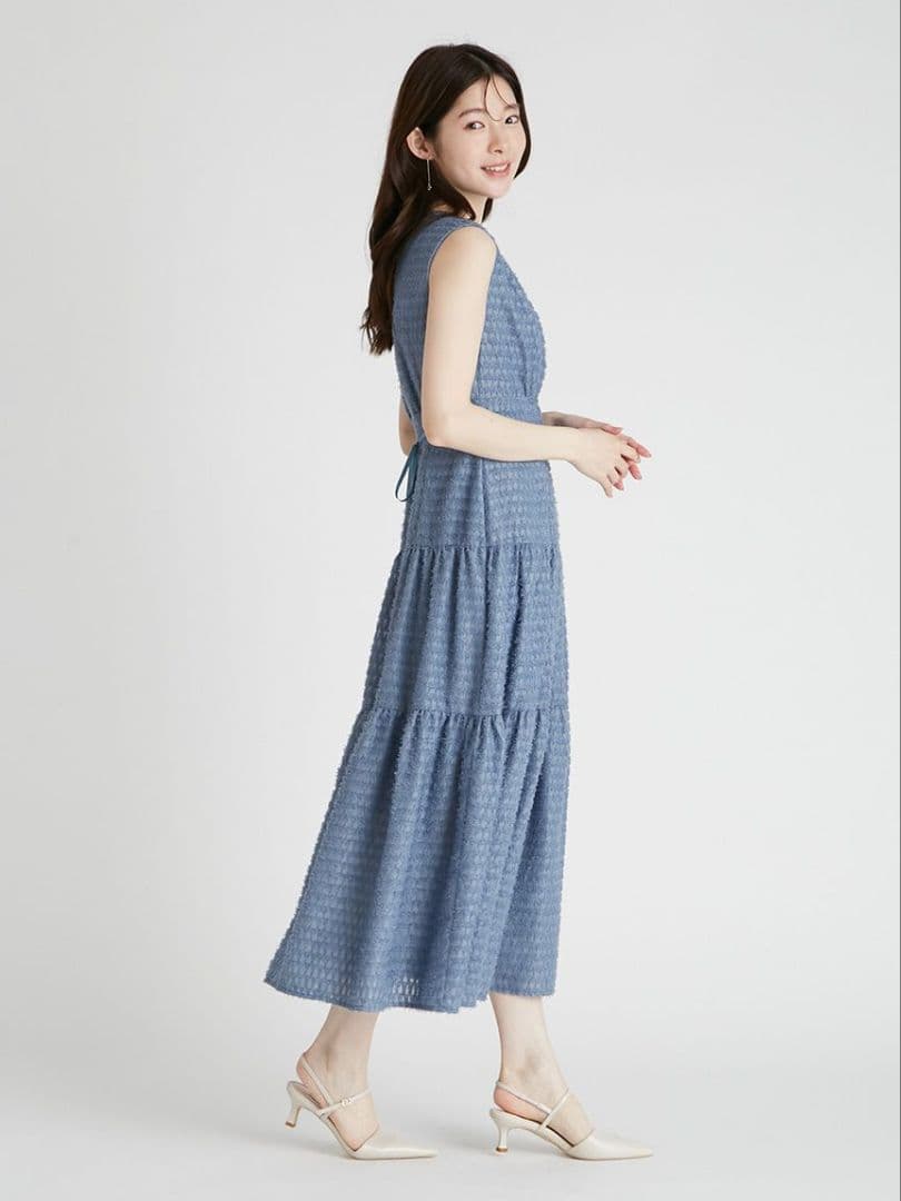 25SS美品・サイズ36　CELFORD　チドリカットジャガードワンピース