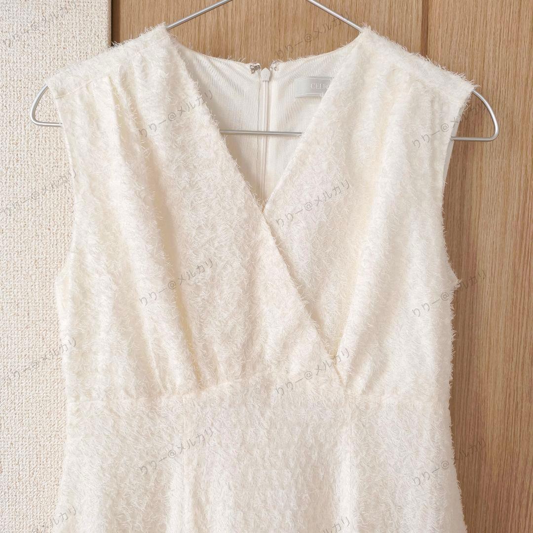 25SS美品・サイズ36　CELFORD　チドリカットジャガードワンピース