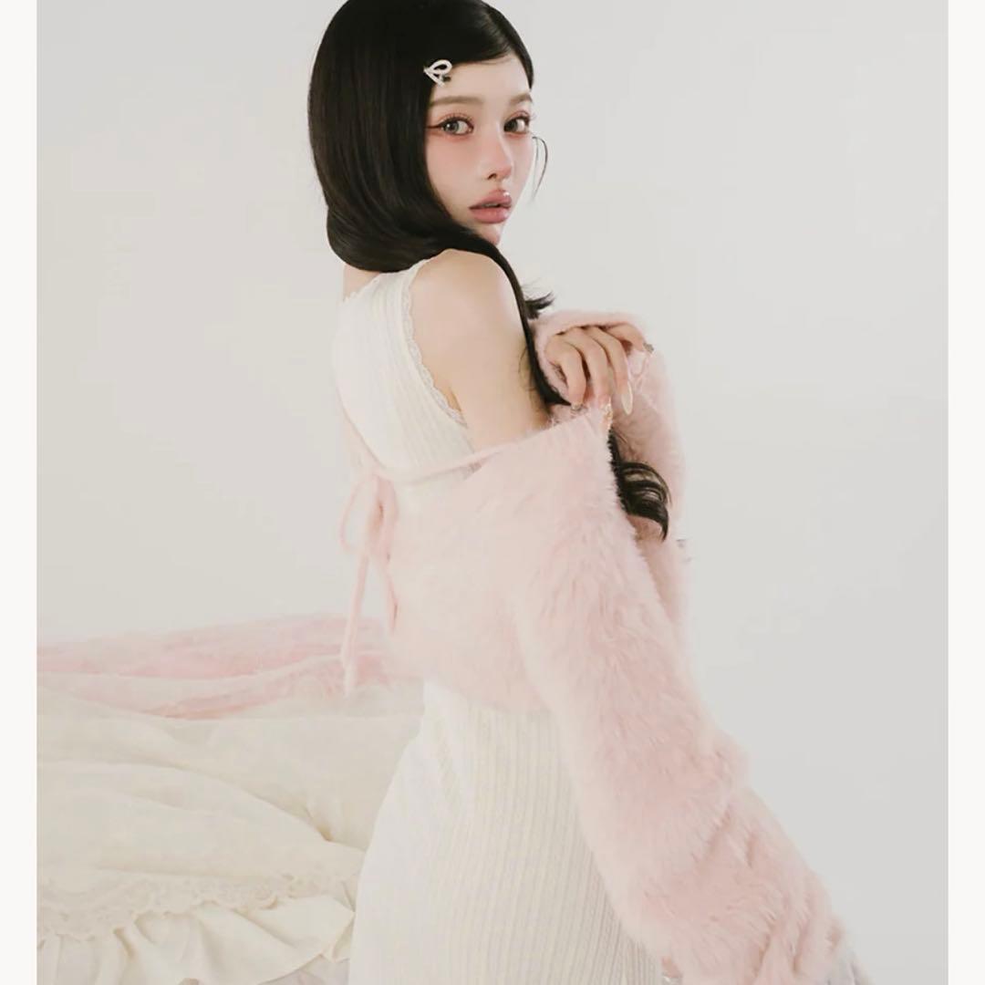 Darich ケーブルニットソーセットミニワンピース