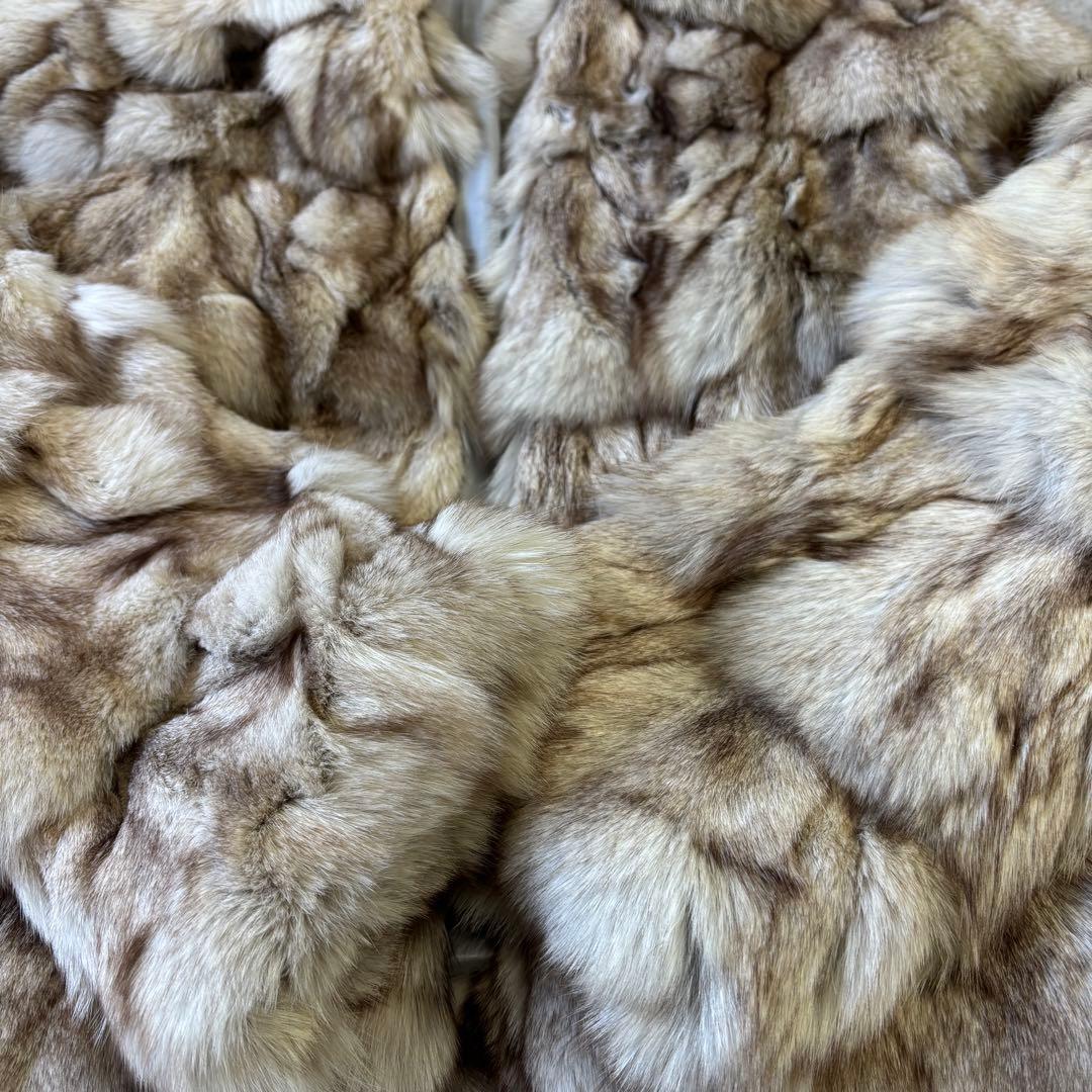 clear クリア ファーコート ブルーフォックス ハーフコート 毛皮 9号