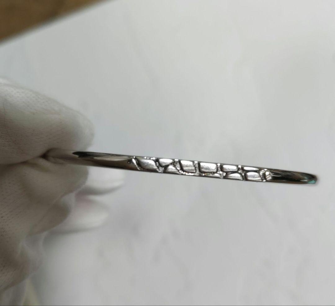 CÉLINE セリーヌ　シルバーバングル 保存袋付き