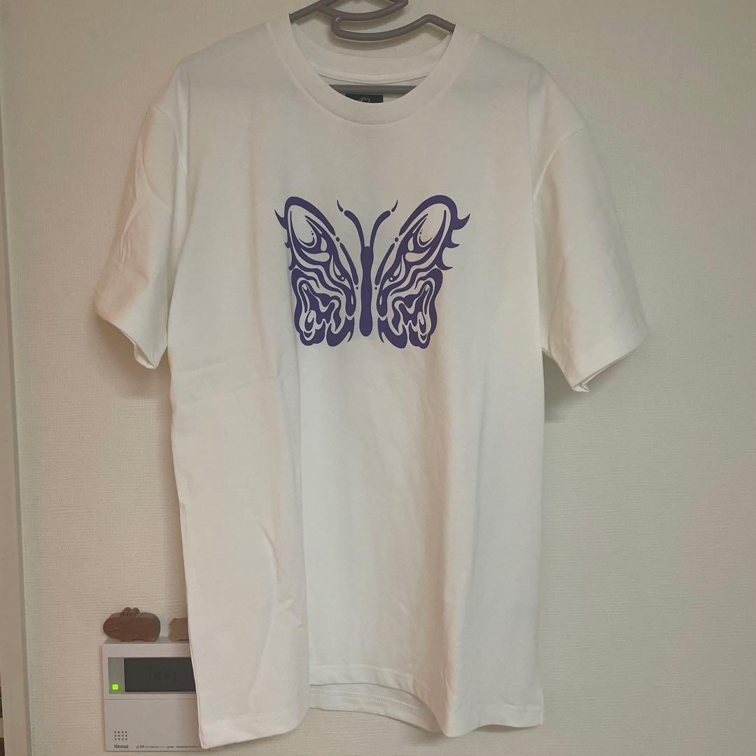 Needles 蝶グラフィック Tシャツ XS ホワイト