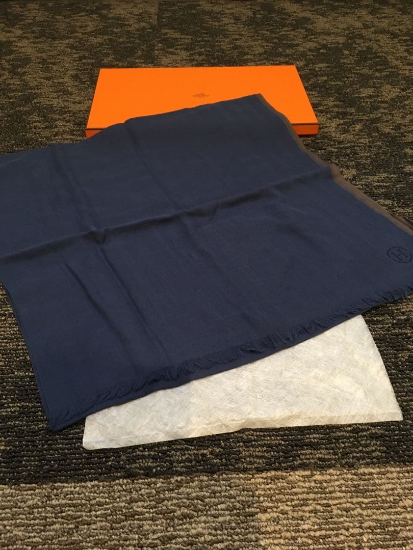 エルメス　希少なコットンストール　新品未使用