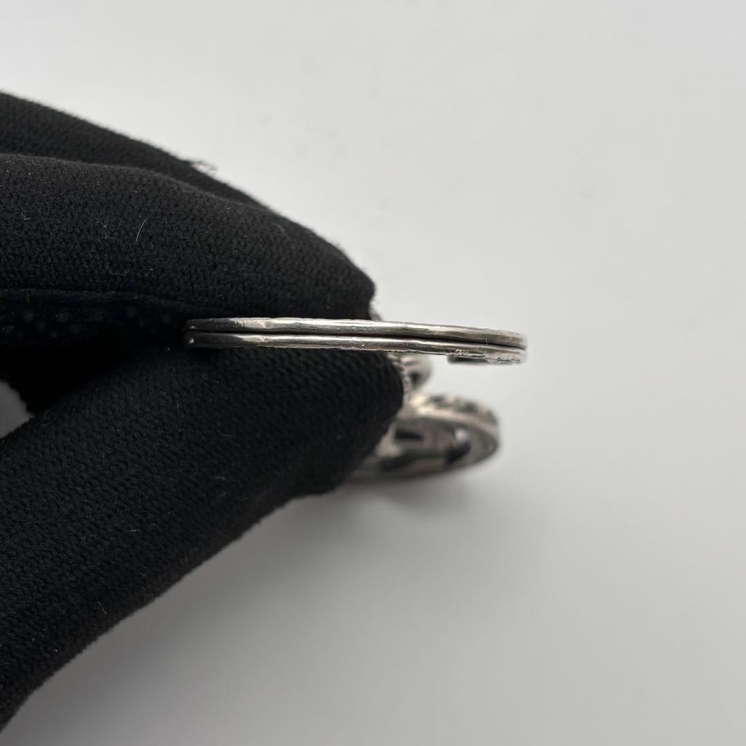 グッチ キーリング アラベスク インターロッキング シルバー 銀 925