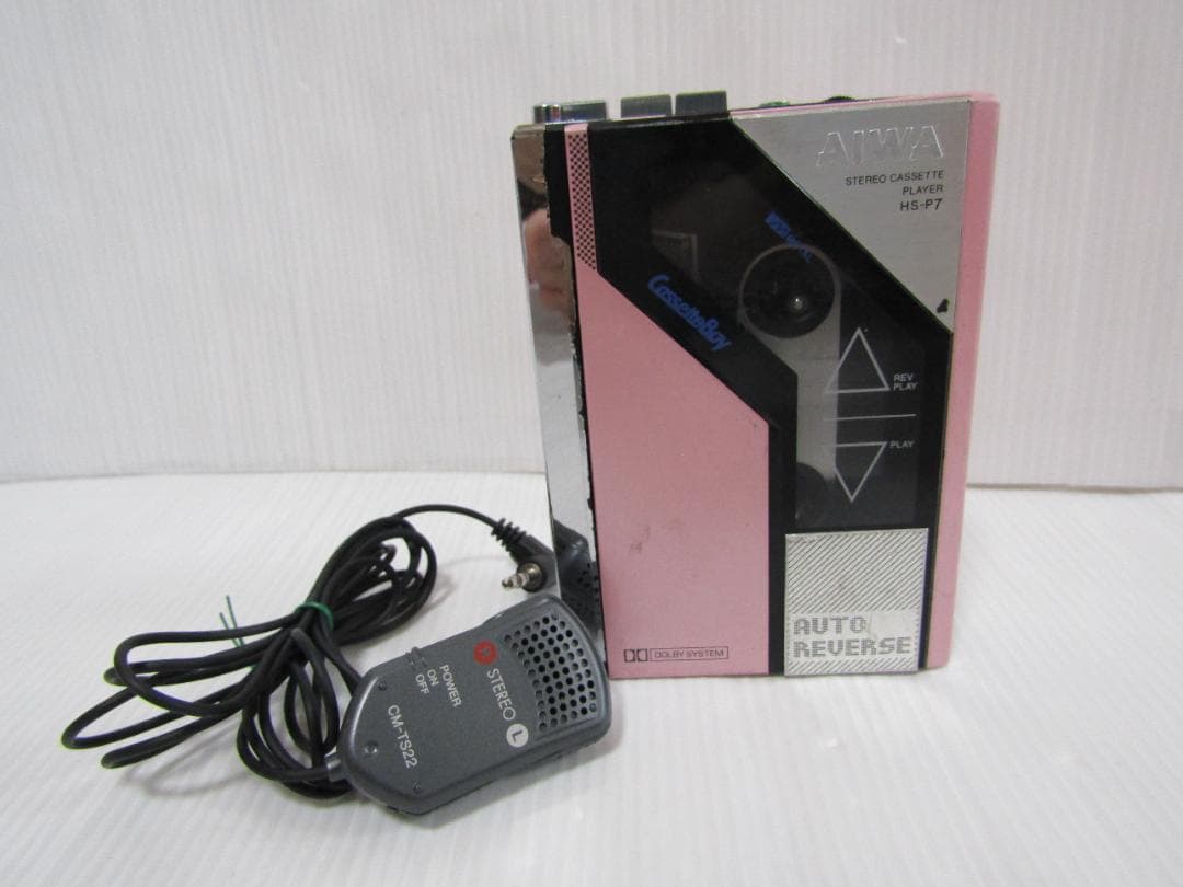 B0572 AIWA HS-P7 カセットプレーヤー(電源を確認しました)