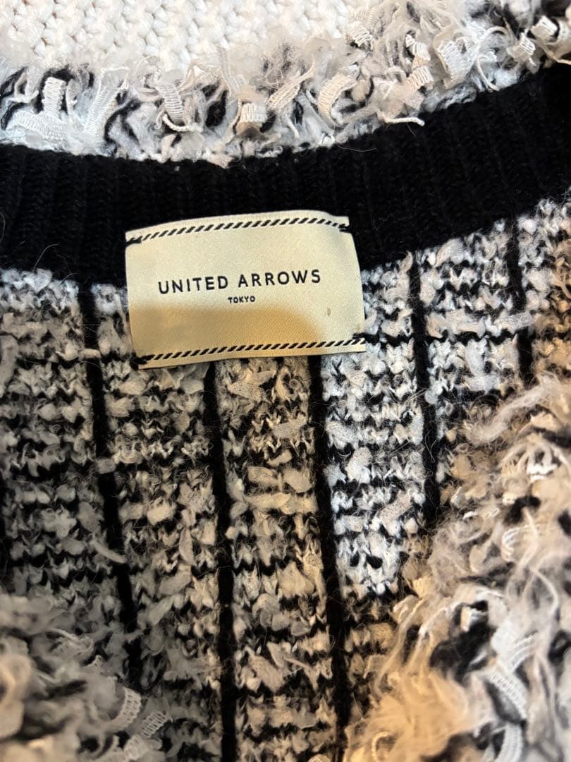 最終価格　UNITED ARROWS ツイード ニットベスト