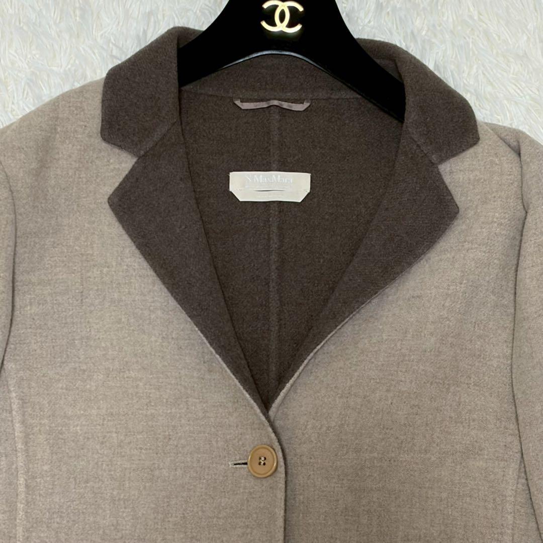 美品 S Max Mara クチートアマーノ XL ジャケット ダブルフェイス