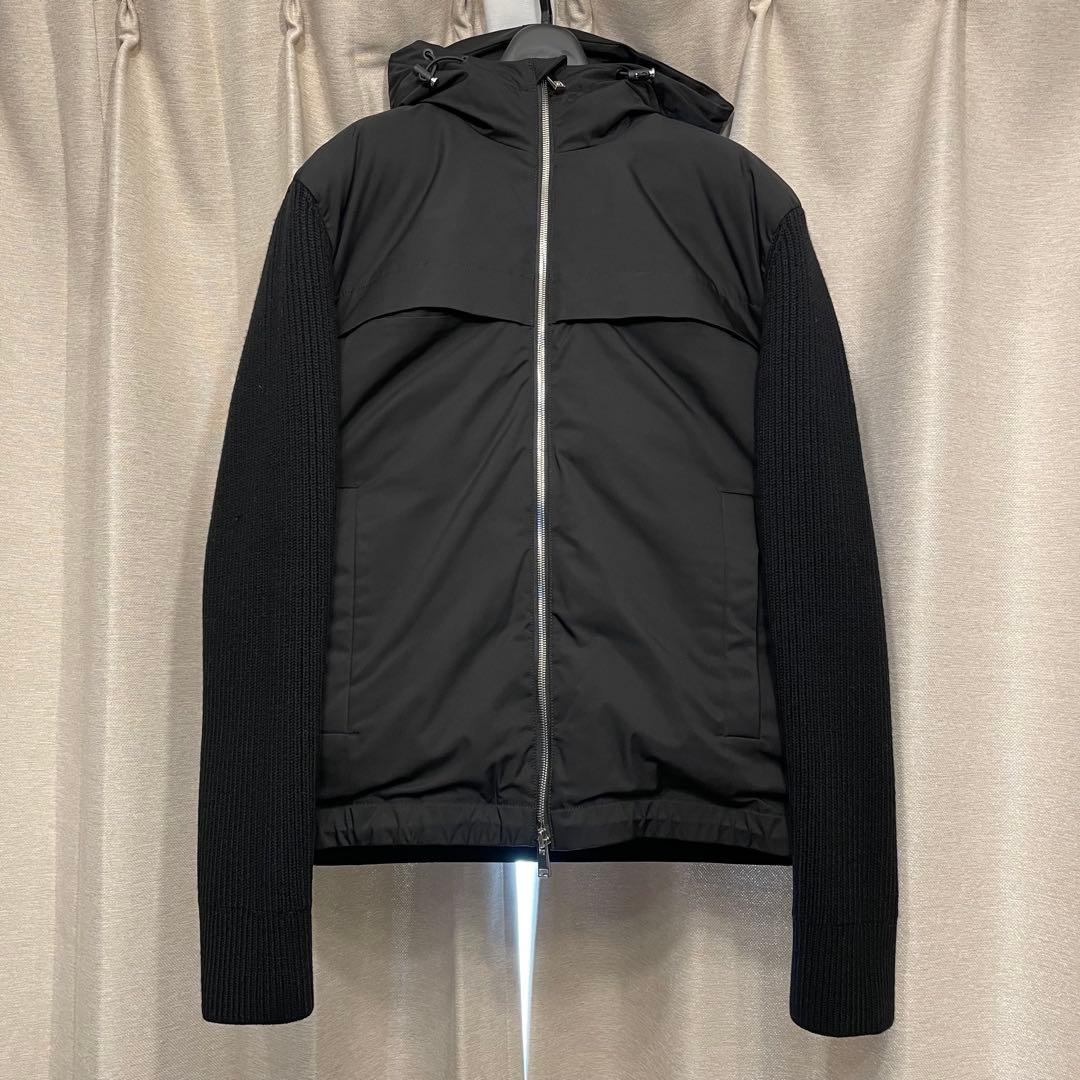 【極美品】セオリー　ダウンジャケット　ハイブリッドダウン　アウター　黒　メンズ