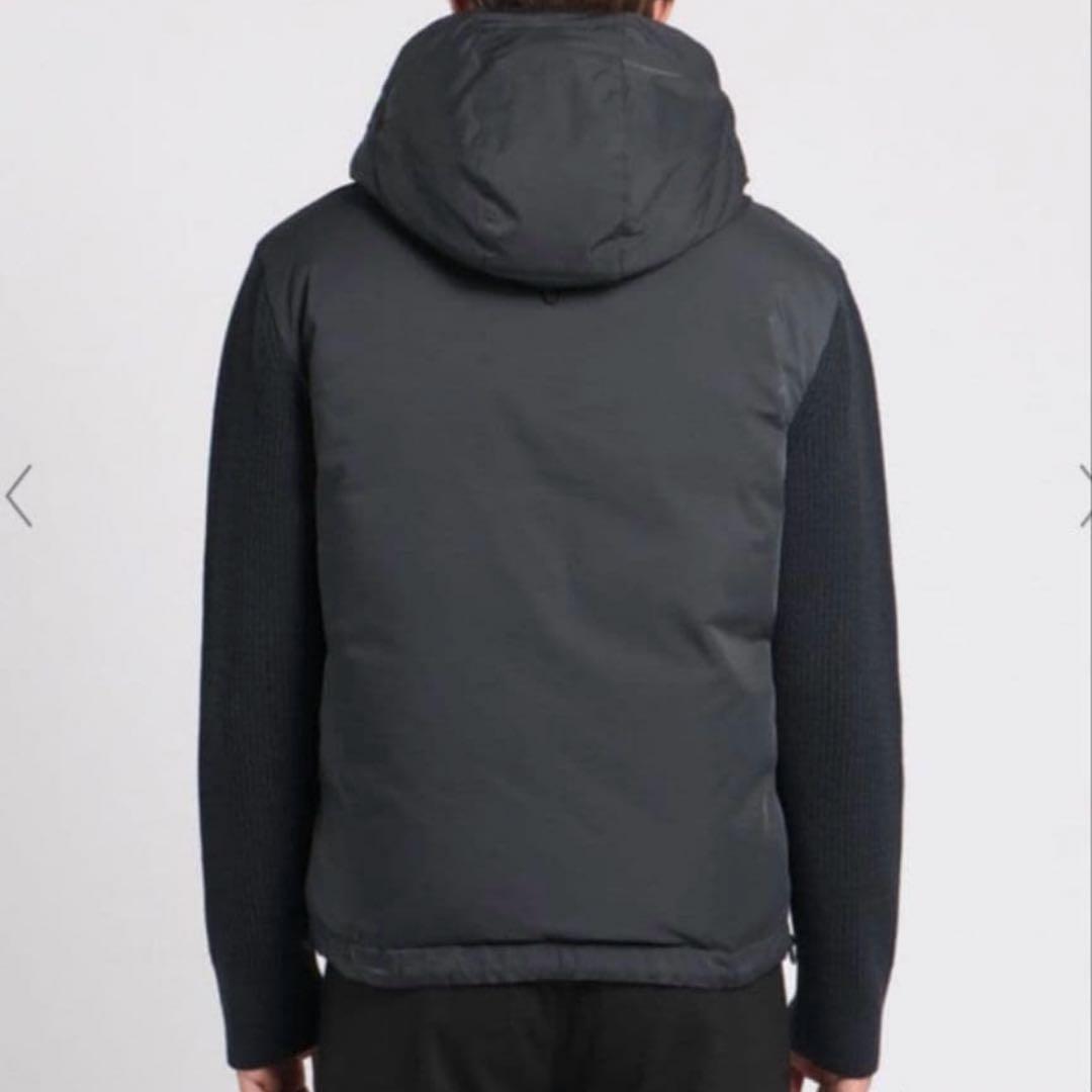 【極美品】セオリー　ダウンジャケット　ハイブリッドダウン　アウター　黒　メンズ