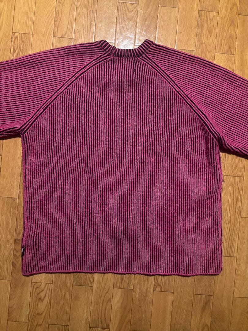 最終値下げ‼️STUSSY CONTRAST RIB SWEATER