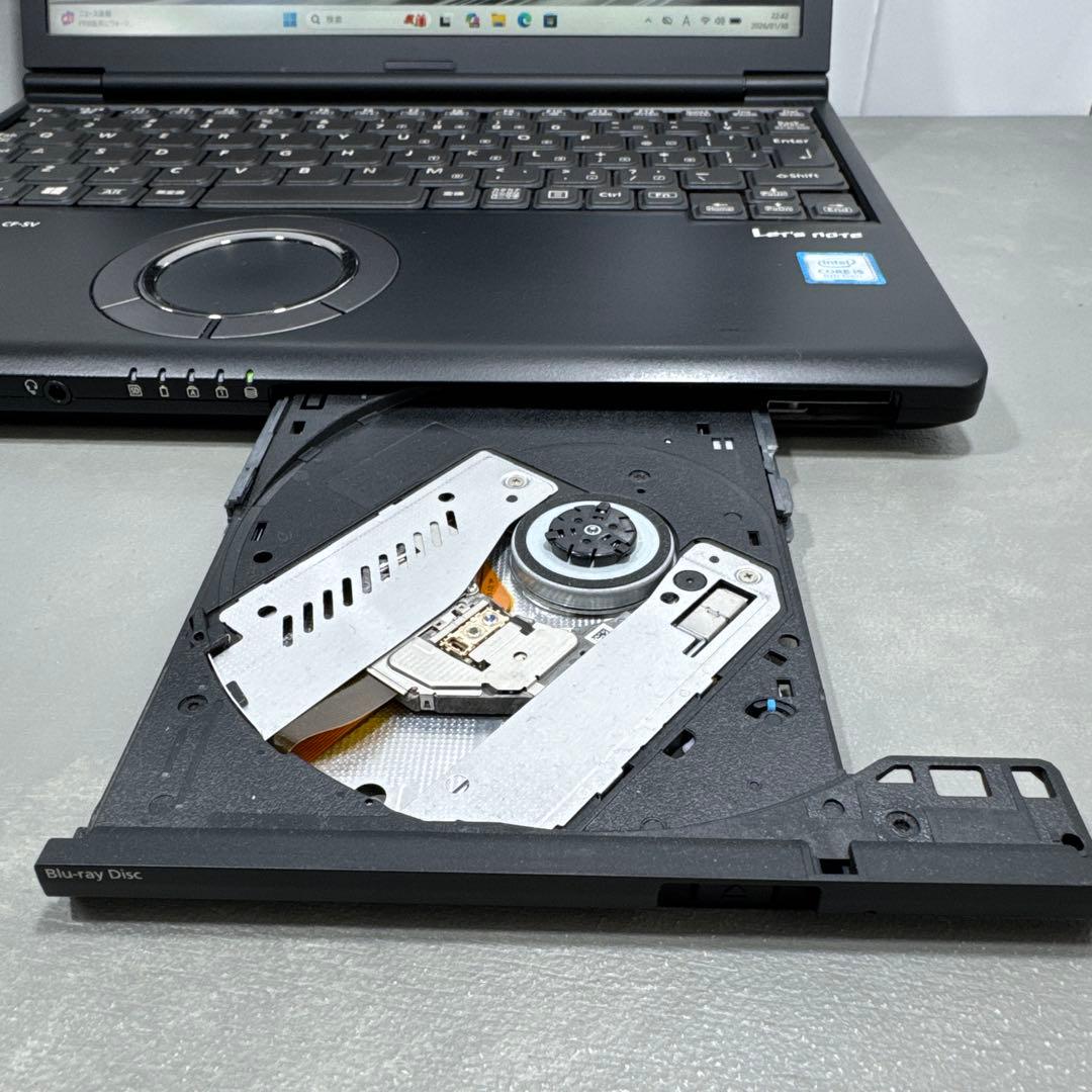 【極上品】レッツノートジェットブラックCFSV8☘️8世代i5☘NVMe512