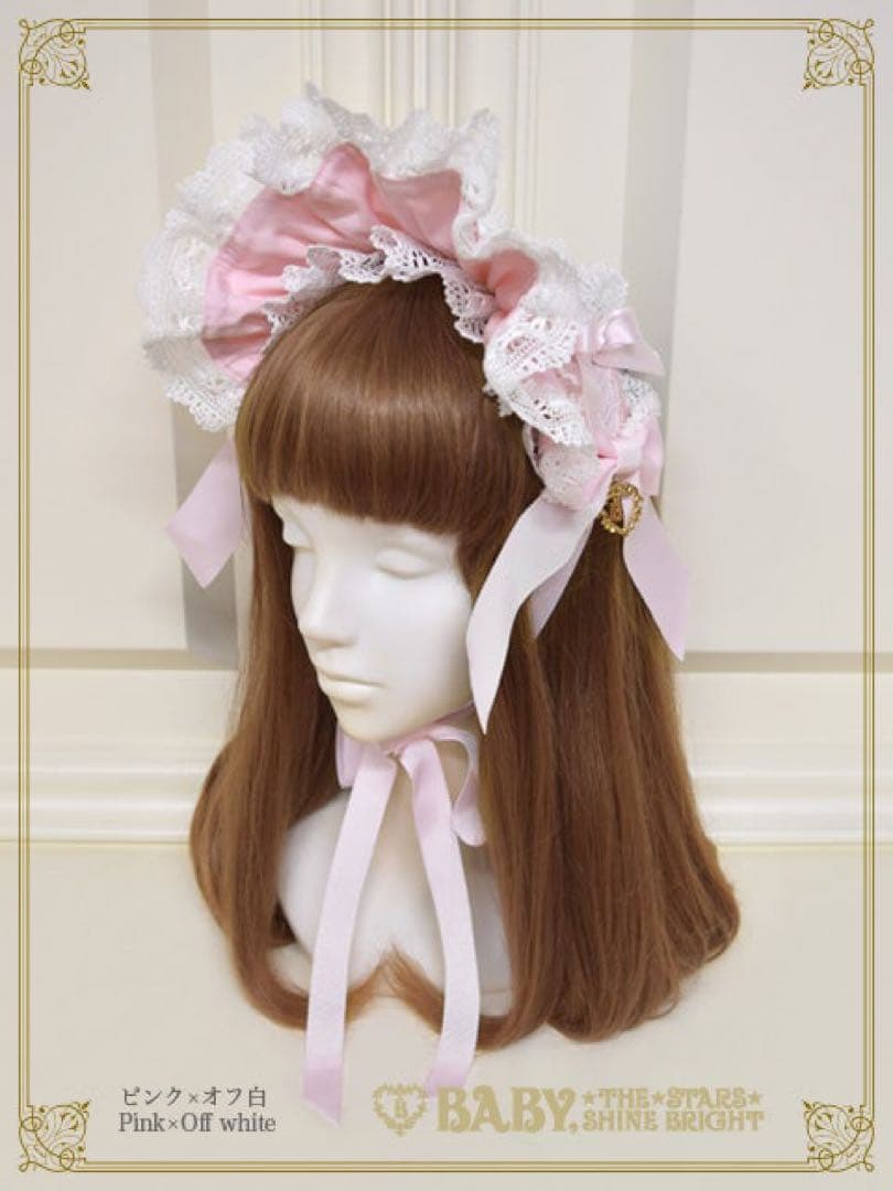 Lydiaヘッドドレス ピンク