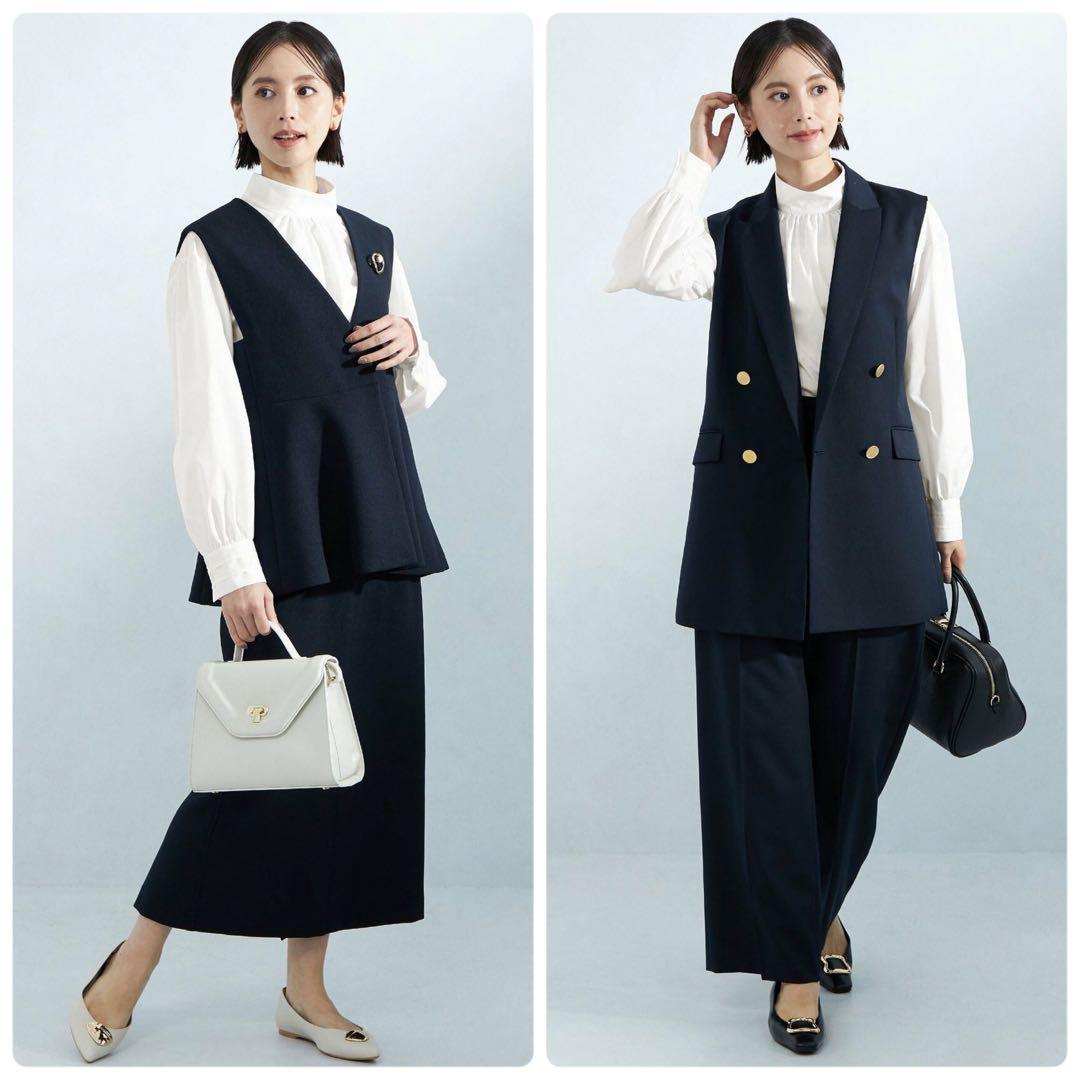 最終お値下げ✨極美品✨2点セット ユナイテッドアローズ ツイードベスト ブラウス