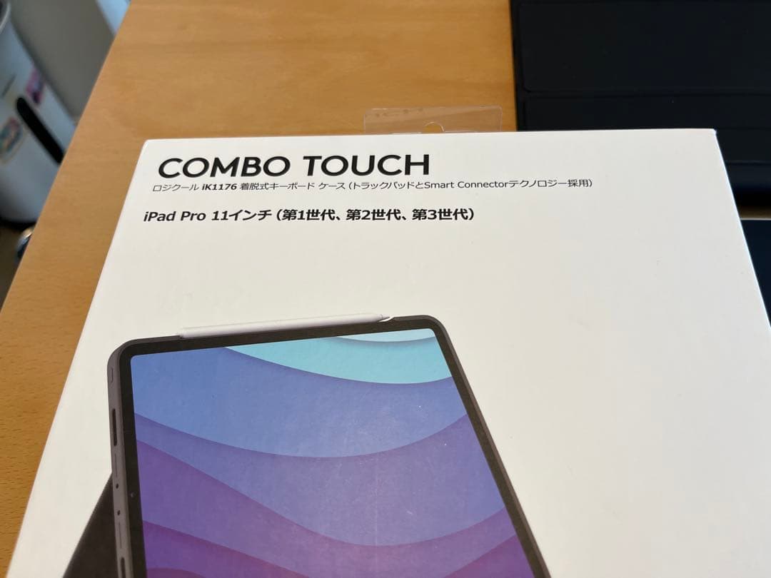 【容量100%】iPad Pro 11第3世代128GB、Combo Touch