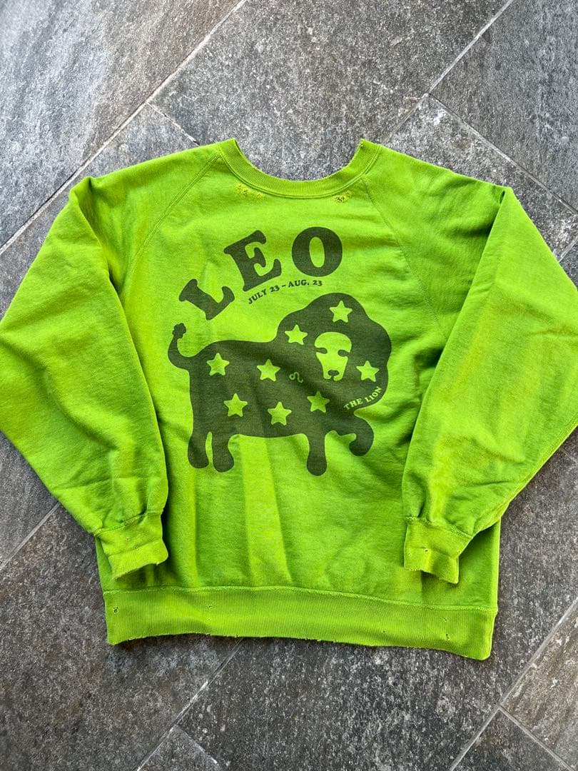 NexusⅦ7星座zodiac獅子座LEOスウェット46 Mグリーン