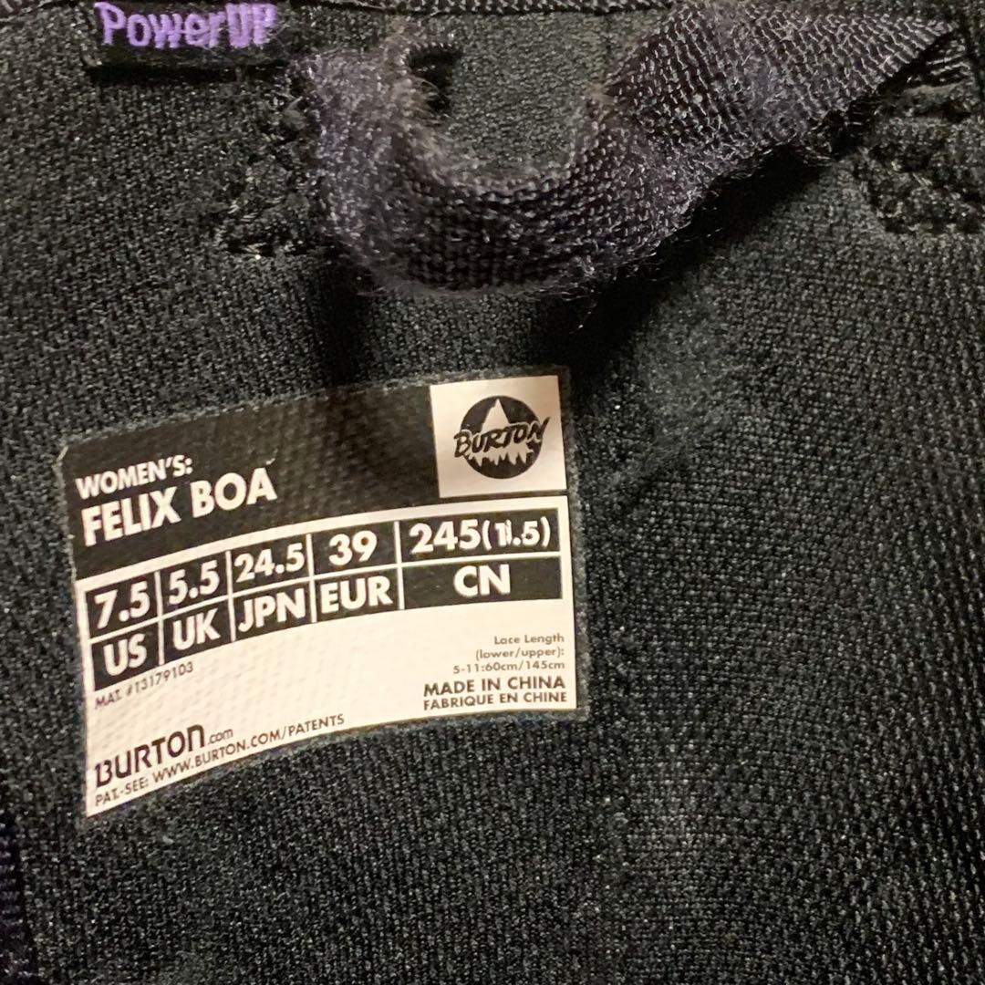スノーボード BURTON FELIX BOA 24.5