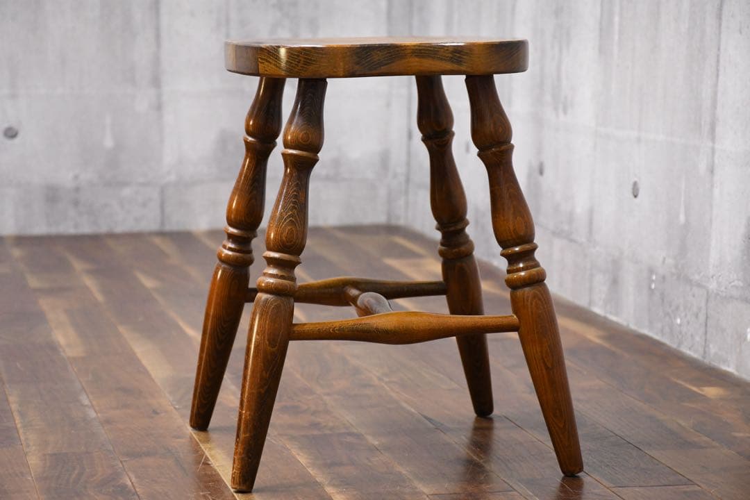 EIK43 飛騨産業 HIDA キツツキ 穂高シリーズ スツール ナラ/楢無垢材