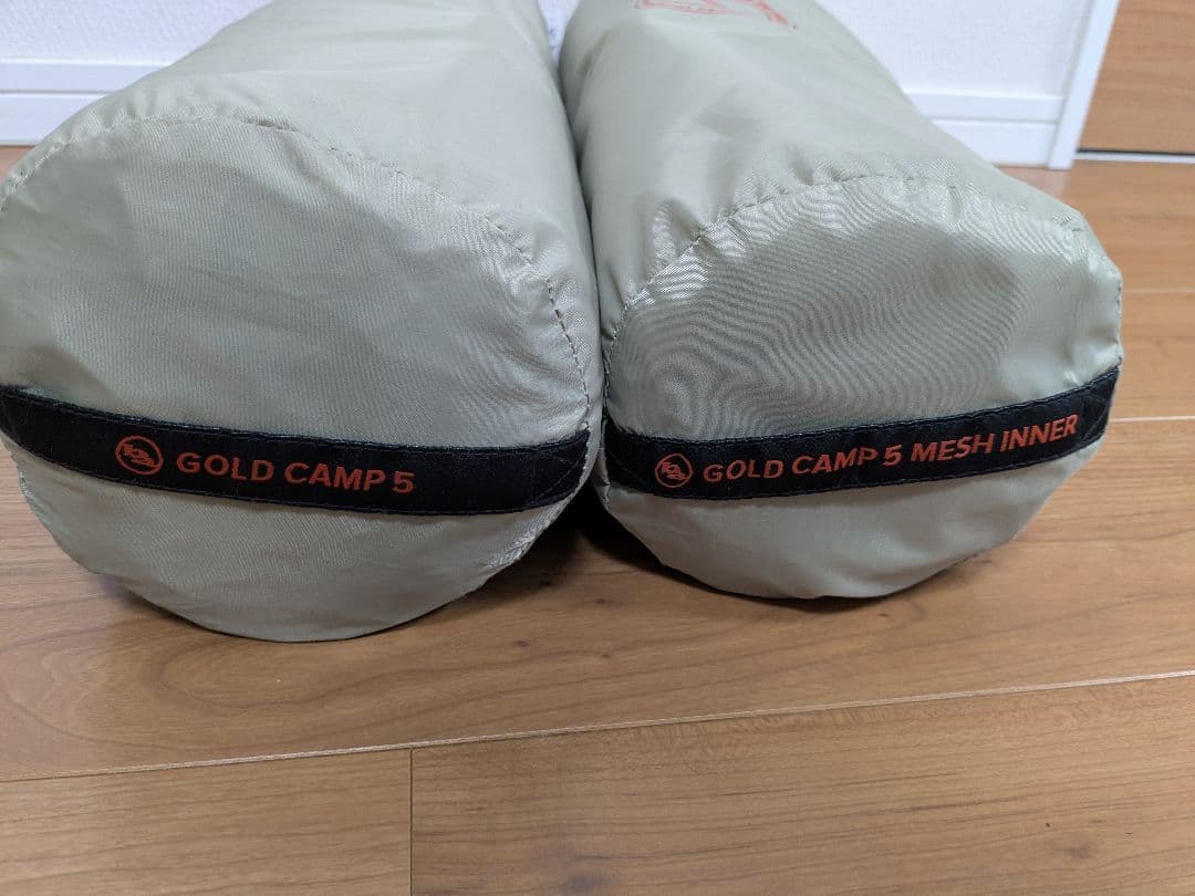 【美品】BIG AGNES　GOLD CAMP5＆メッシュインナー　ワンポール