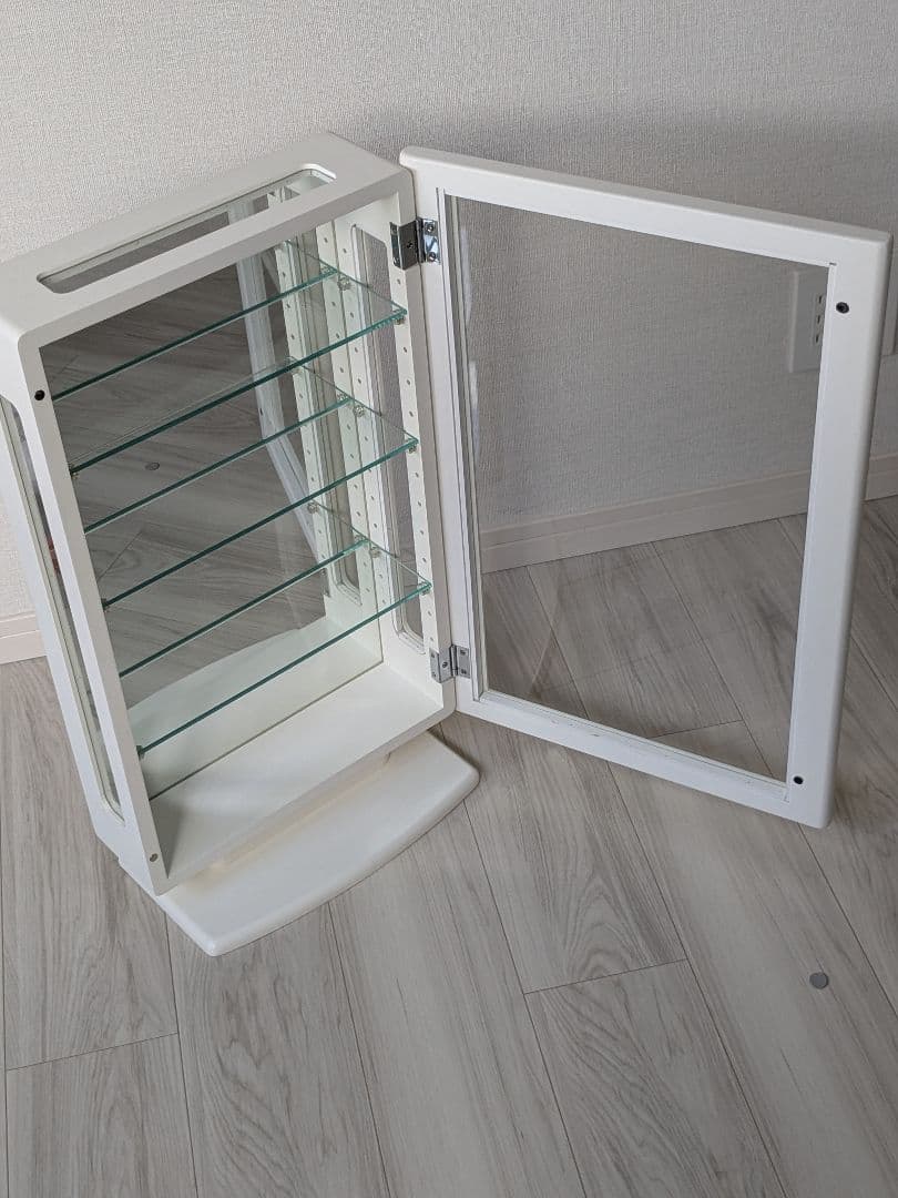 カルトーネ ガラスケース W-B PW　ディスプレイケース コレクションケース