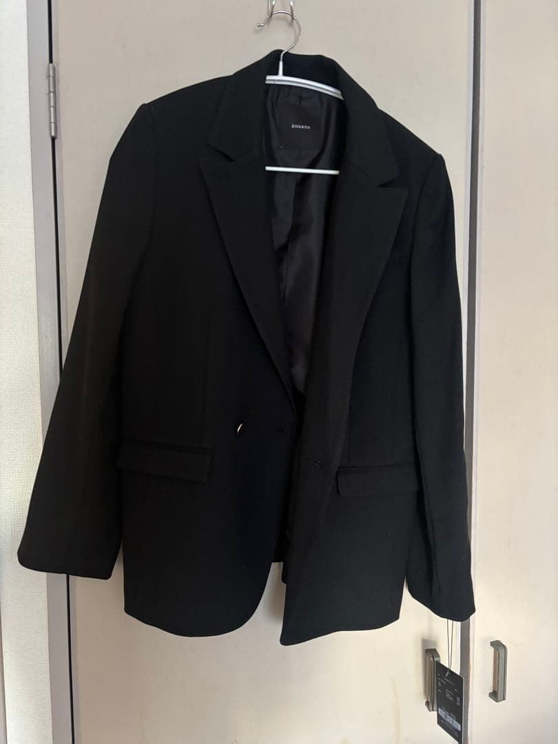 【新品】1/5迄 これ以上値下不可 anuans ベーシックダブルジャケット