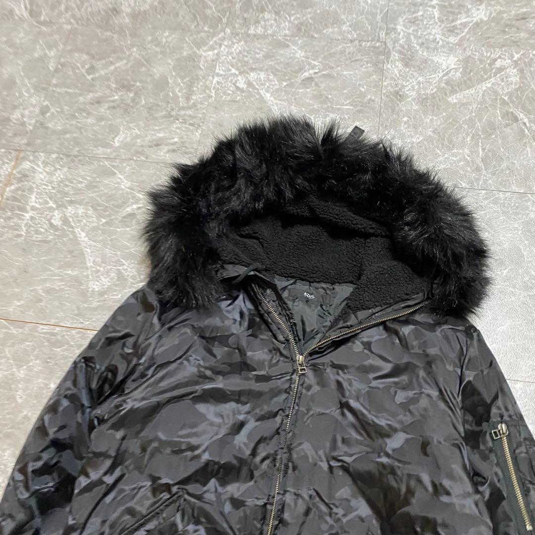 archive 短丈 ファー ミリタリージャケット N-2B 迷彩 y2k 平成