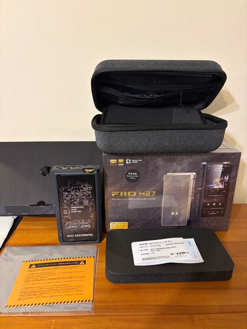 FiiO M27 Allminium Alloy 2TBSDメモリ付 国内正規品