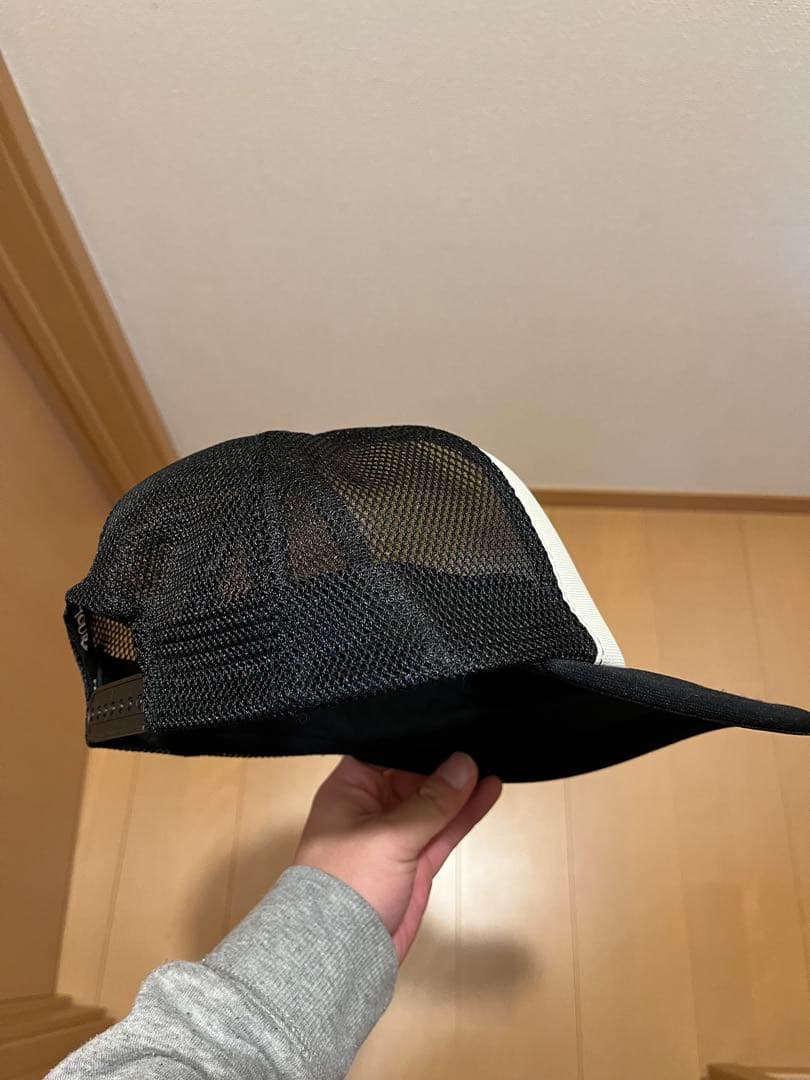 HYSTERIC GLAMOUR ロゴキャップ ホワイト/ブラック