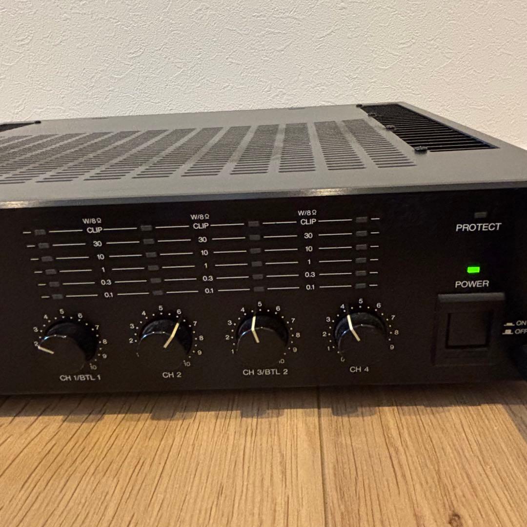 【美品】TOA マルチチャネルパワーアンプ P-60F 動作確認済