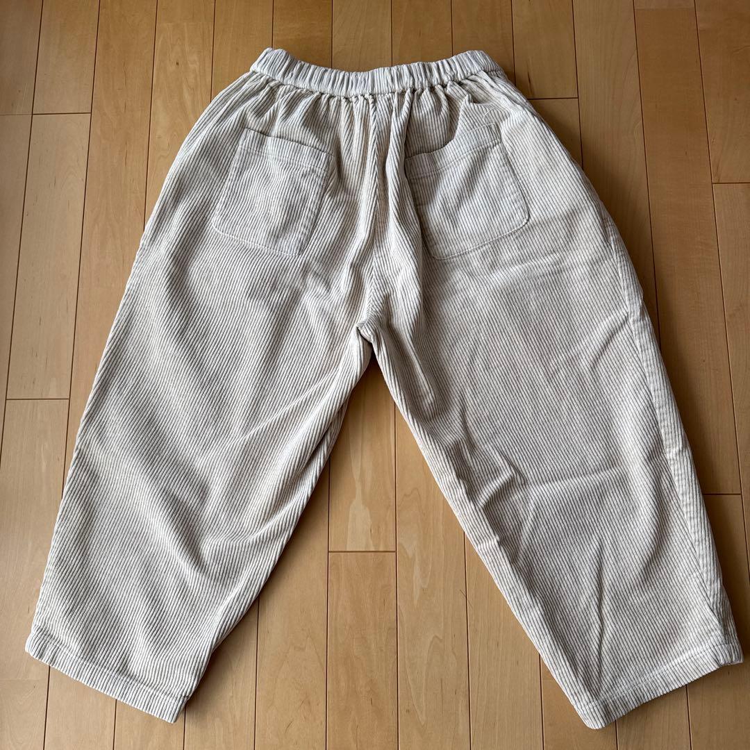 オローネ　バルーンパンツ　コーディュロイ　アイボリー