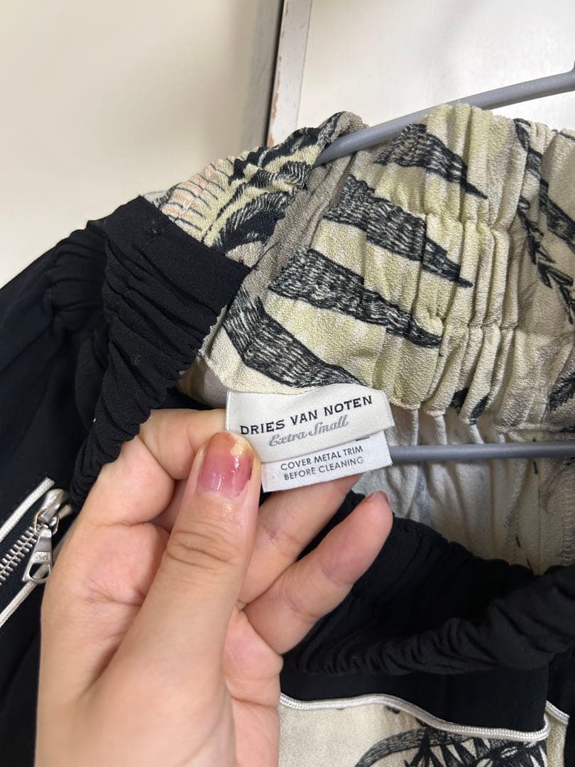 Dries Van Noten 18aw フェザー柄