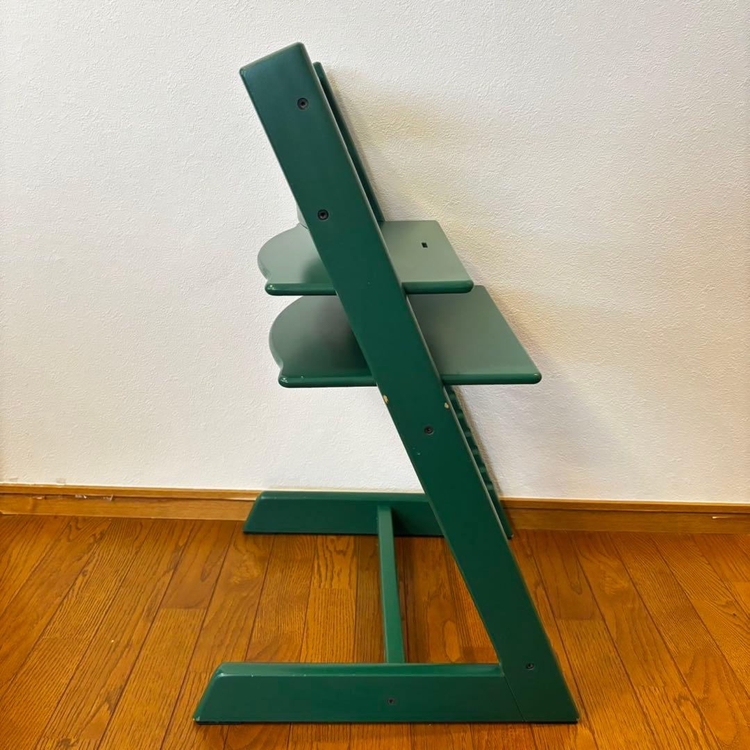 ストッケ　トリップ トラップ　ベビーチェア+ベビーセット　フォレストグリーン