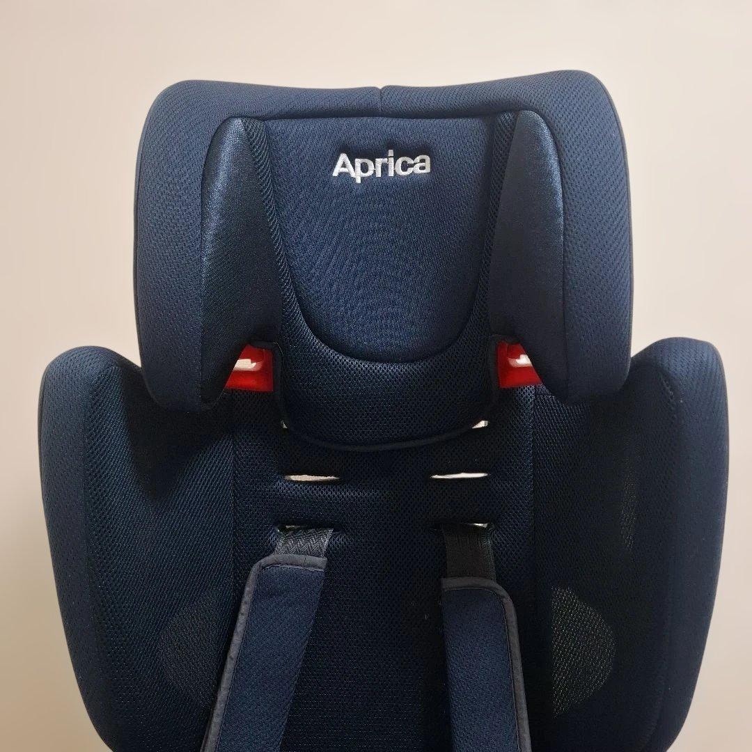 【美品】アップリカ エアグルーヴAD ネイビー チャイルドシート