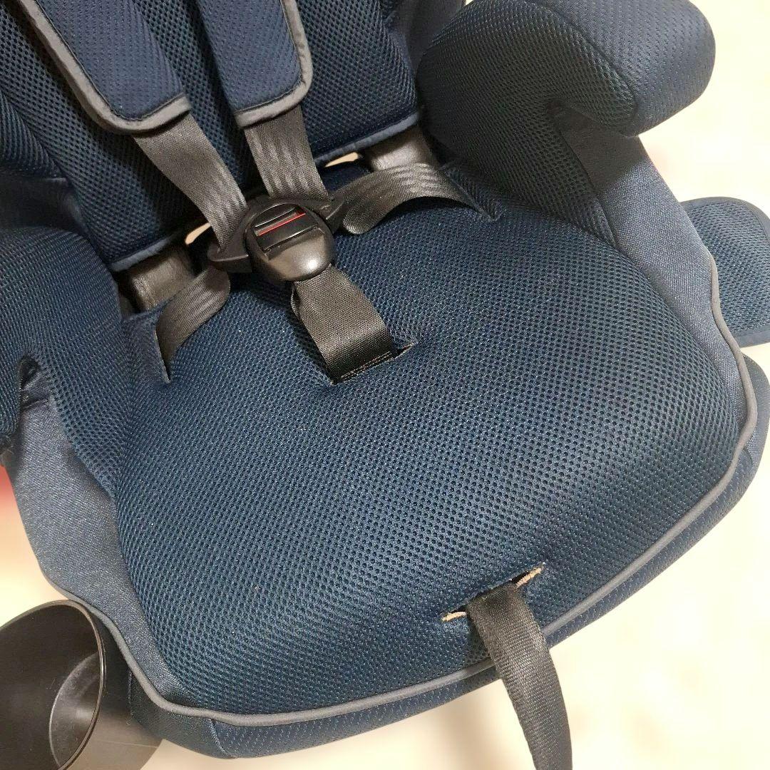 【美品】アップリカ エアグルーヴAD ネイビー チャイルドシート