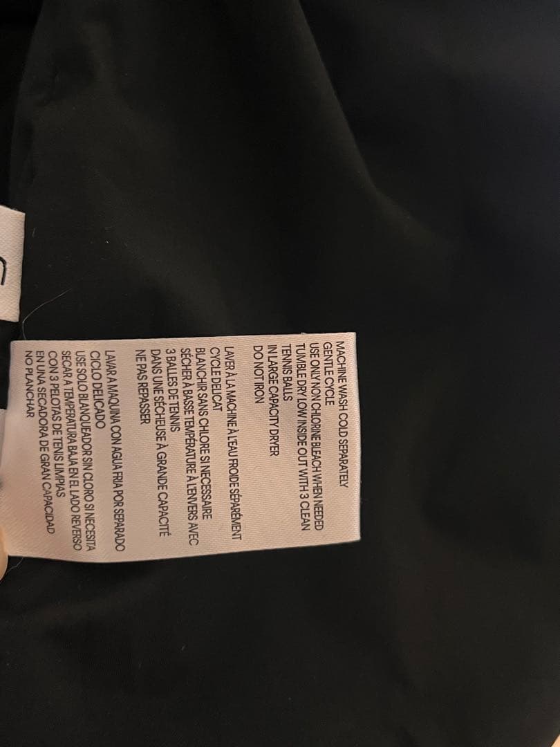 美品⭐︎  メンズ フード付きダウンベスト 黒