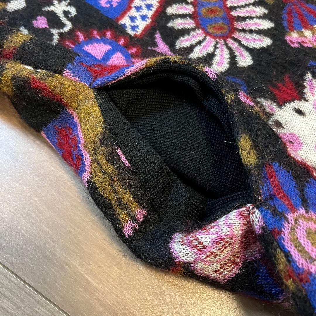 OLLEBOREBLA アルベロベロ　ニットロングチュニック　ぶたさんとロバ