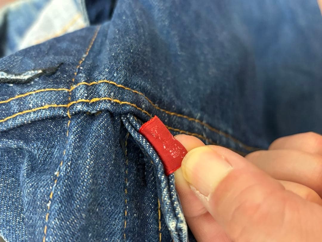 【70s古着】LEVISリーバイス デニムジャケットGジャン。サイズ40程度