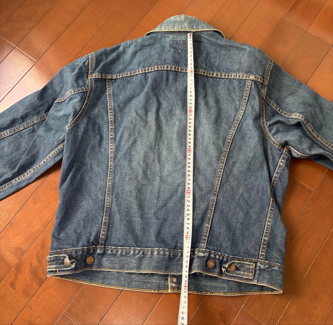 【70s古着】LEVISリーバイス デニムジャケットGジャン。サイズ40程度
