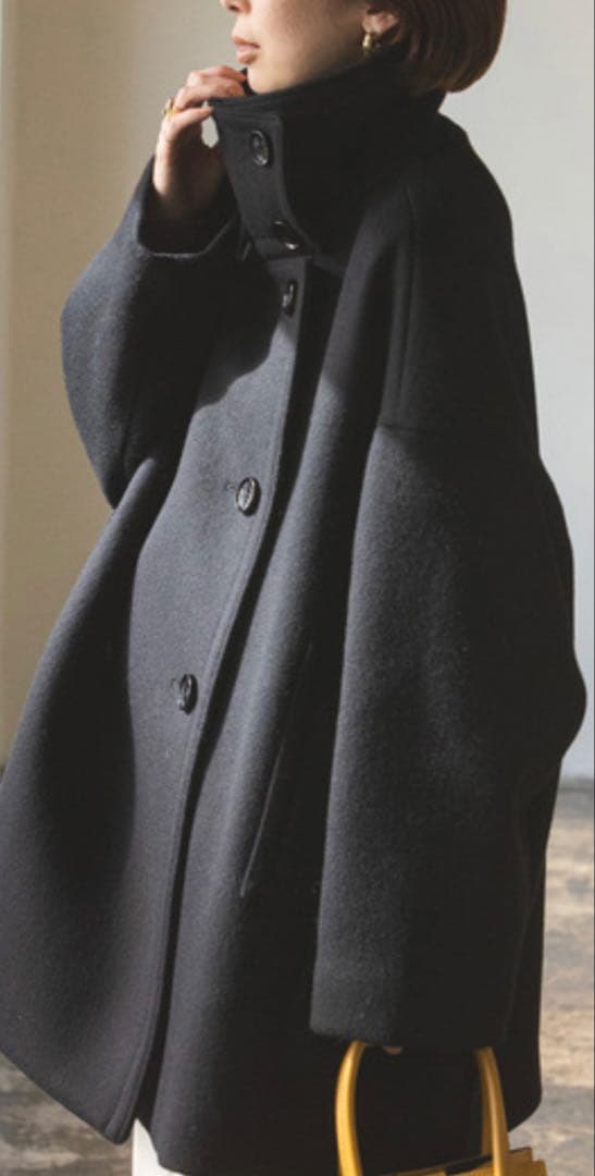 NOBLE スタンドカラーオーバーコート