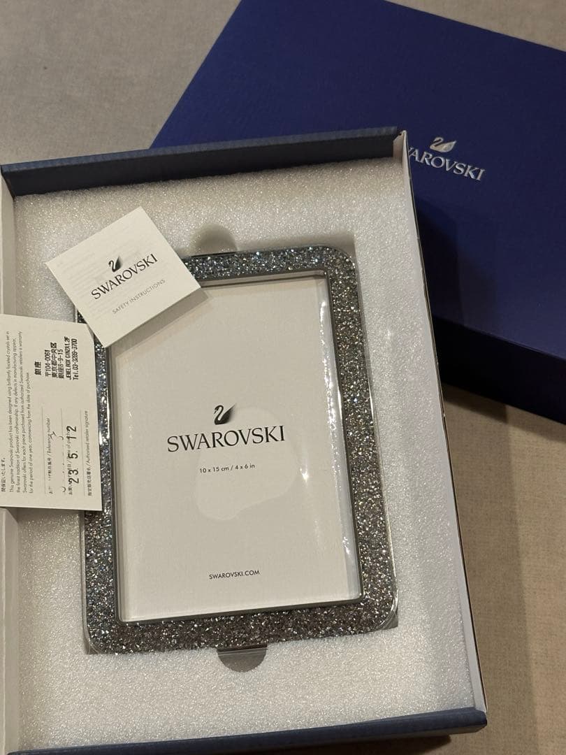 新品Swarovski フォトフレーム 10x15cm