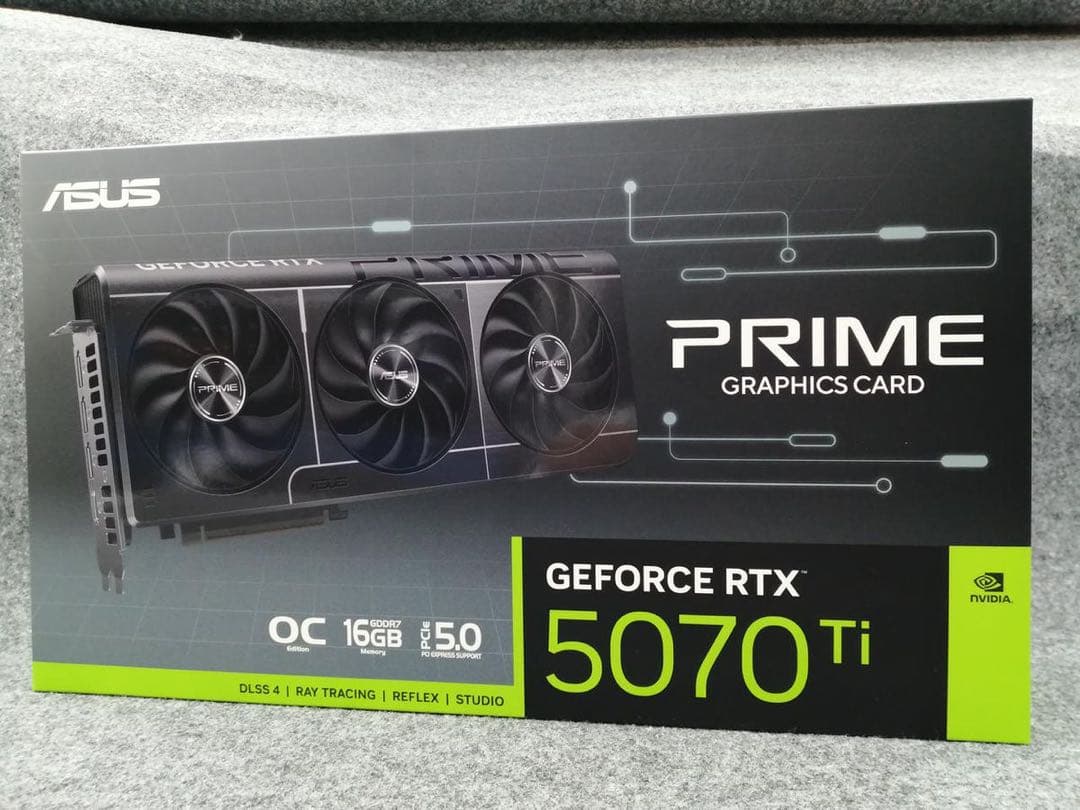 ASUS GeForce RTX 5070 Ti 16GB OC 保証付