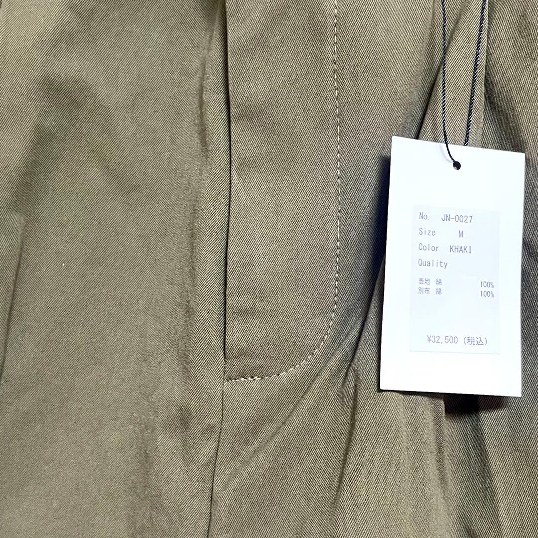 新品 JULYNINE タックパンツ カーキ 日本製 2024AW