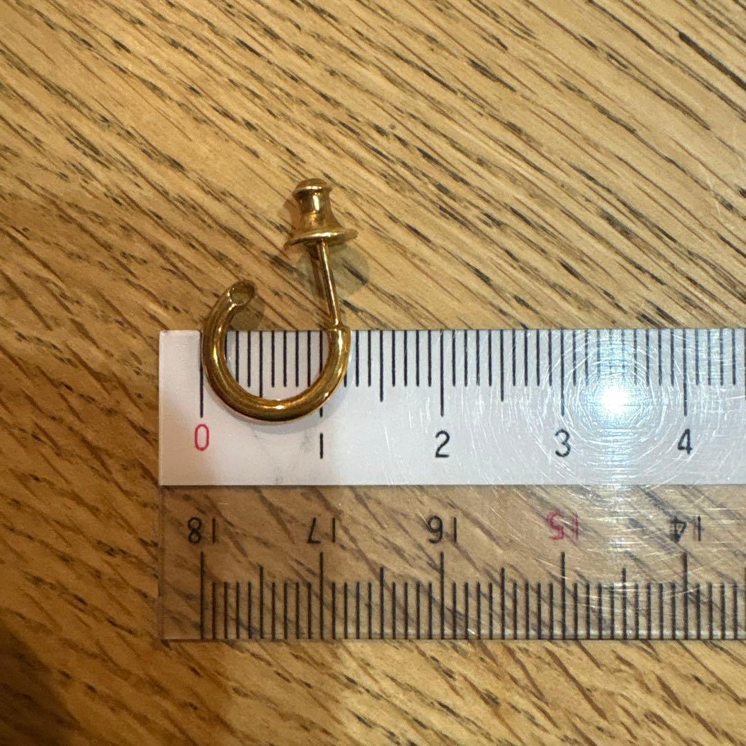 PLACEBO CAREERING ゴールド フープピアス