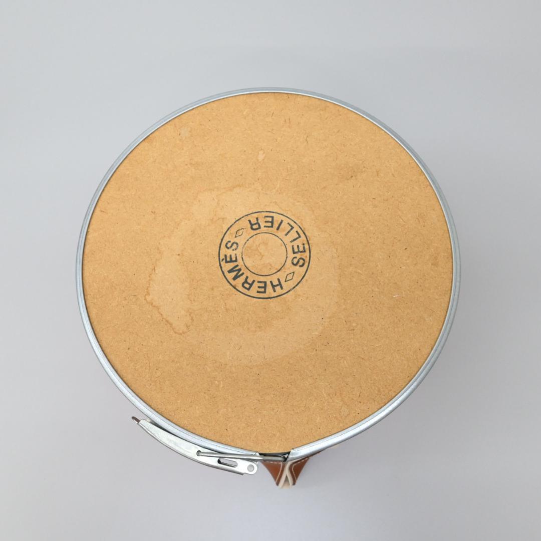 ■ □ 47371★年 エルメス サドルボックス セリエ オレンジ インテリア