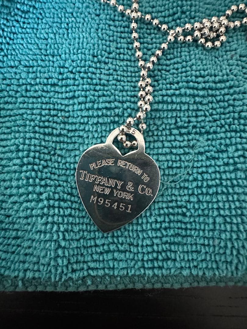 Tiffanyリターントゥ ティファニー ハートタグ ボールチェーン ネックレス