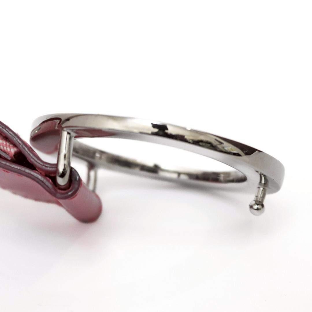 BVLGARI ロゴマニア ベルト ピンク 77cm±2.5 幅4cm 1083