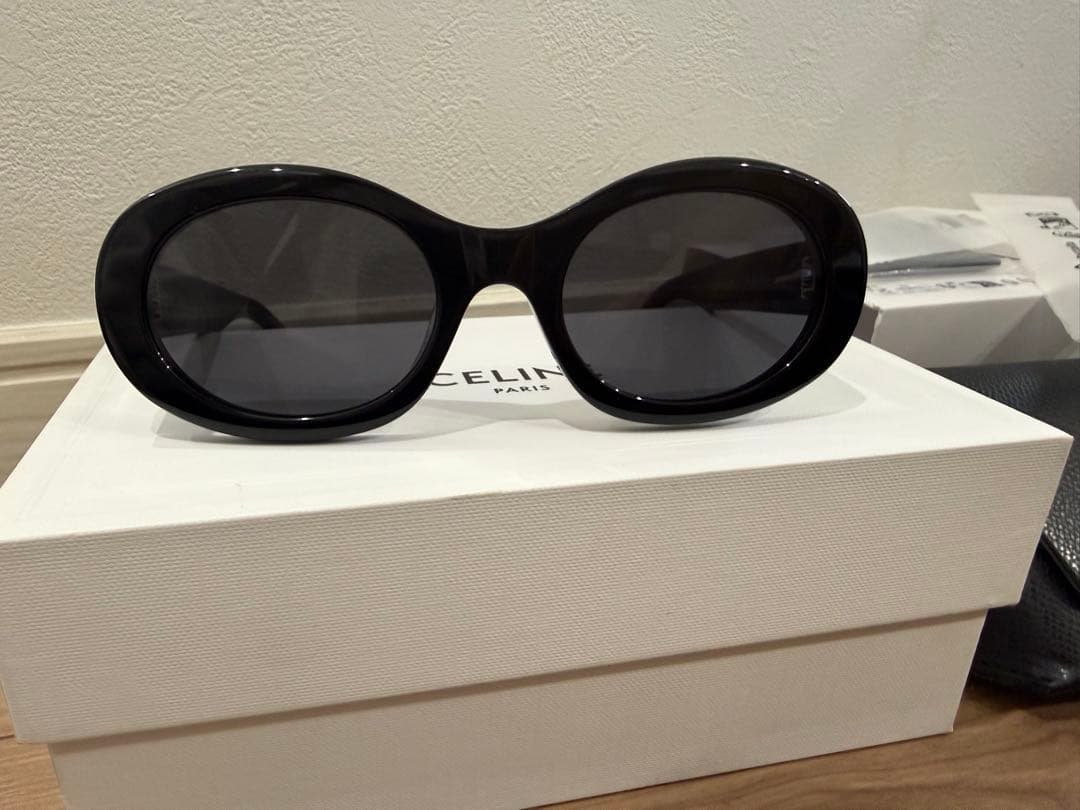 CELINE セリーヌ トリオンフ 01 サングラス　ブラック