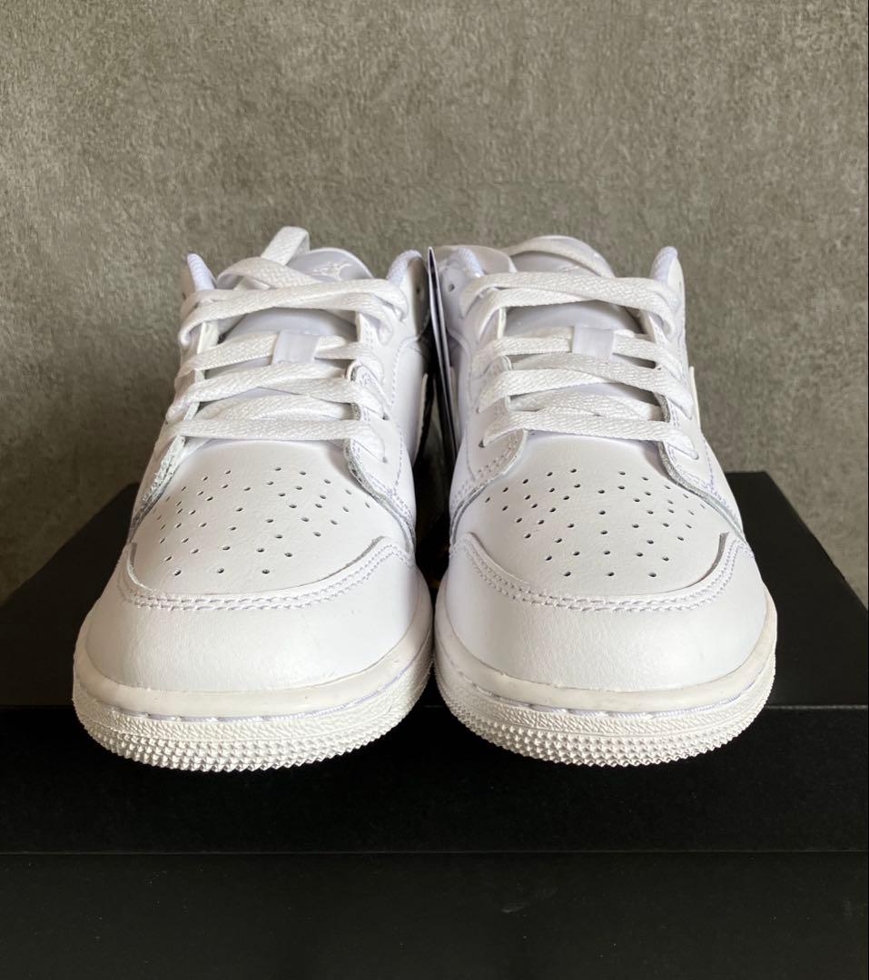 未使用　AIR JORDAN １LOW GS キッズ　23cm ホワイト