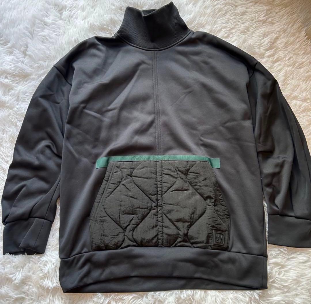 定価3.3万円✨️UN3D QUILTING DOCKING SWEAT ブラック