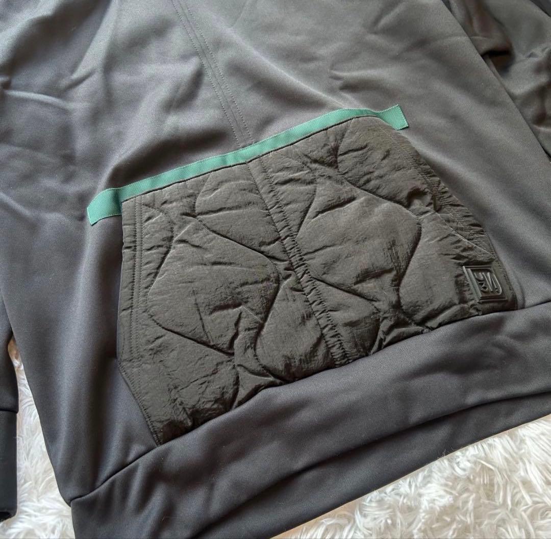 定価3.3万円✨️UN3D QUILTING DOCKING SWEAT ブラック