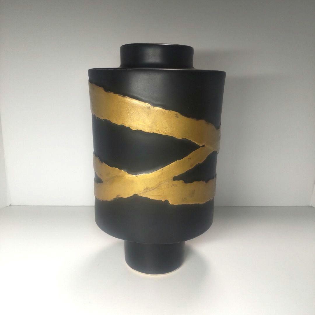 専用 金帯投入花器 小原流 花器 いけばな